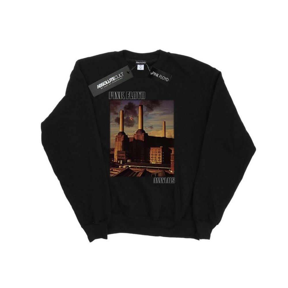 Pink Floyd Mens Animals Poster Sweatshirt / Black